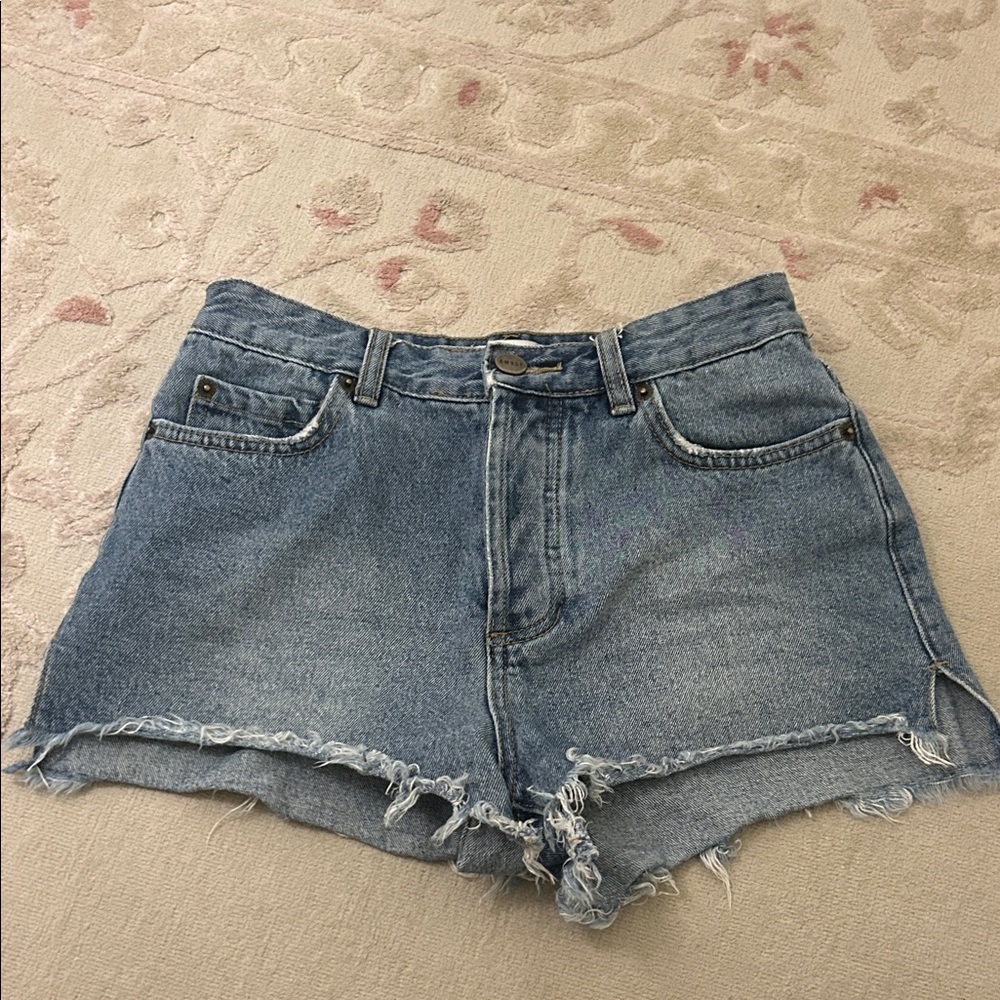 Amuse Society Light Blue Jean Shorts